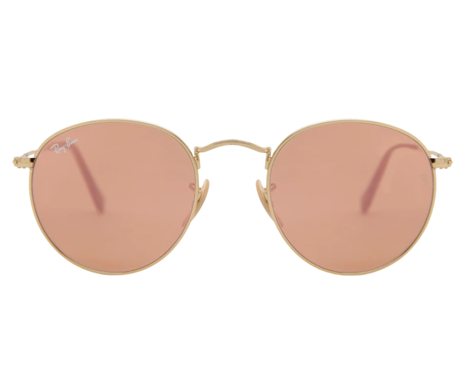Ray-Ban RedondoMetal Dorado Rosa (RB3447)