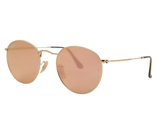 Ray-Ban RedondoMetal Dorado Rosa (RB3447)
