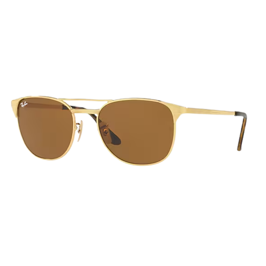 Ray-Ban Signet RB3429M 001/33 - Dorado/Marrón liso