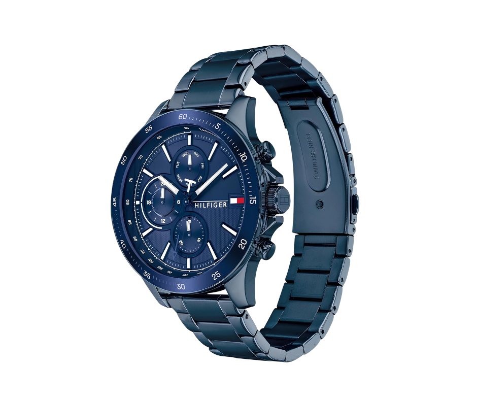 Tommy Hilfiger Cronógrafo Azul Acero Total (1791720)