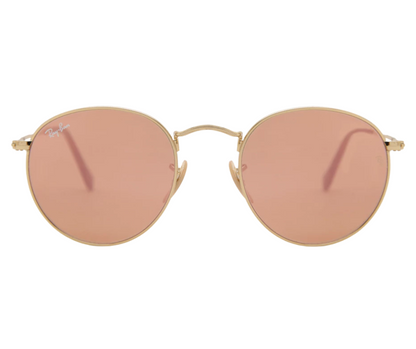 Ray-Ban RedondoMetal Dorado Rosa (RB3447)