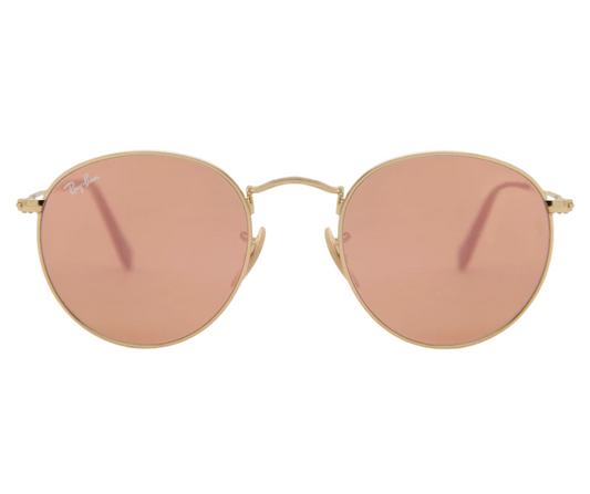 Ray-Ban RedondoMetal Dorado Rosa (RB3447)
