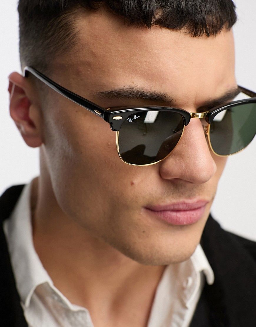 Ray-Ban Clubmaster Negro y Dorado