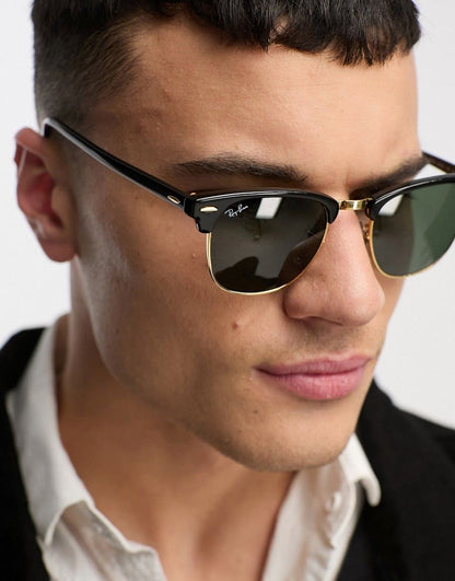Ray-Ban Clubmaster Negro y Dorado