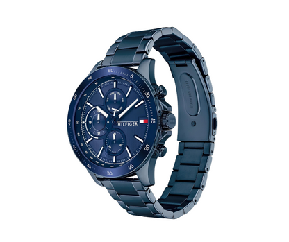 Tommy Hilfiger Cronógrafo Azul Acero Total (1791720)