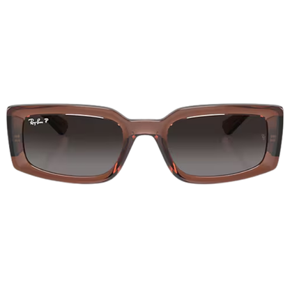 Ray-Ban Kiliane Bio-Based RB4395 6678/T3 – Marrón Transparente/Gris Degradé