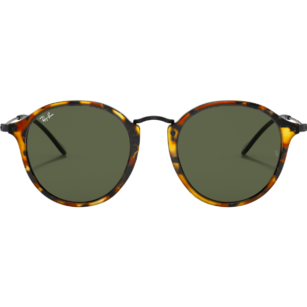 Ray-Ban Round Fleck RB2447 – Carey / Verde clásico