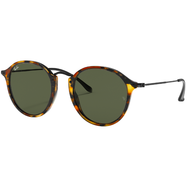 Ray-Ban Round Fleck RB2447 – Carey / Verde clásico